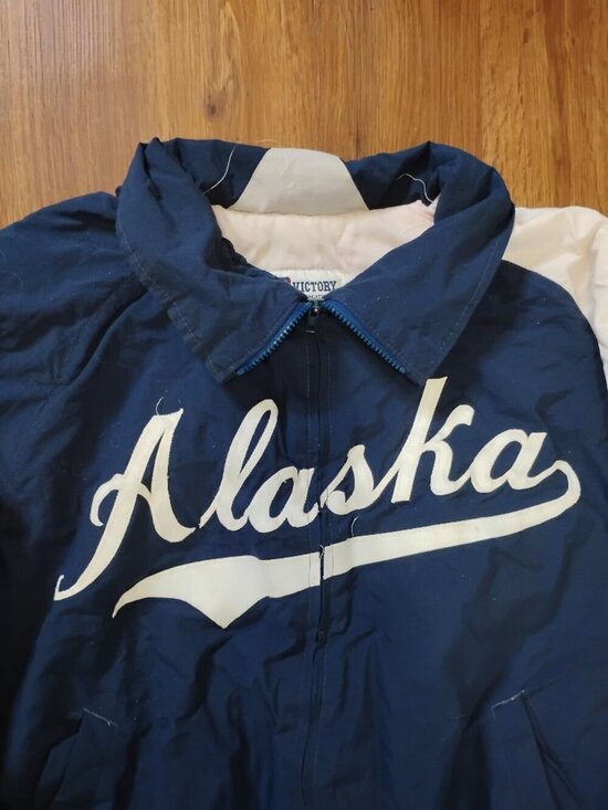 Victory Other - Vintage Alaska Script Bomber Jacket